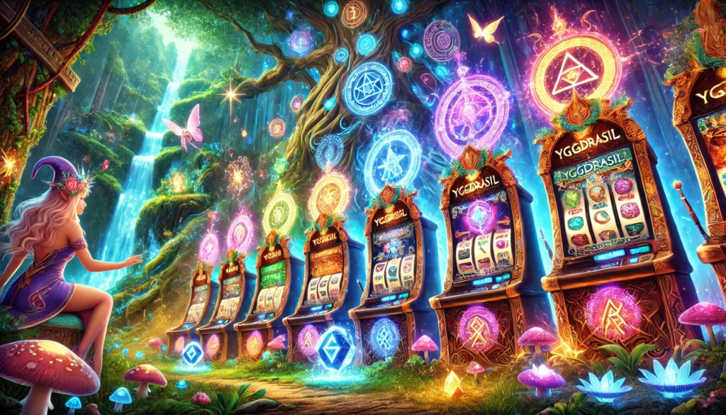 Yggdrasil, Yggdrasil slot machines