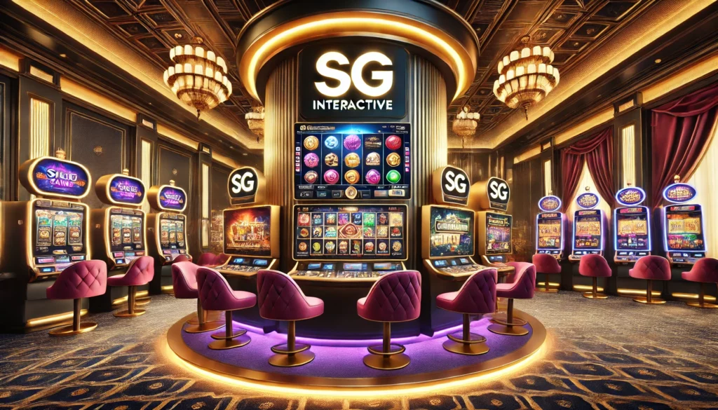 SG interactive games, gambling content