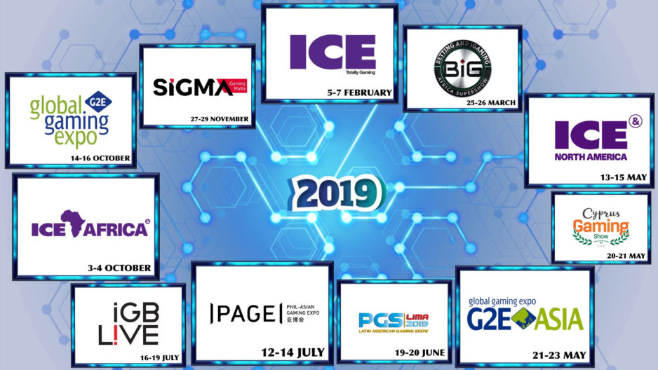 expo calendar 2019, igaming products